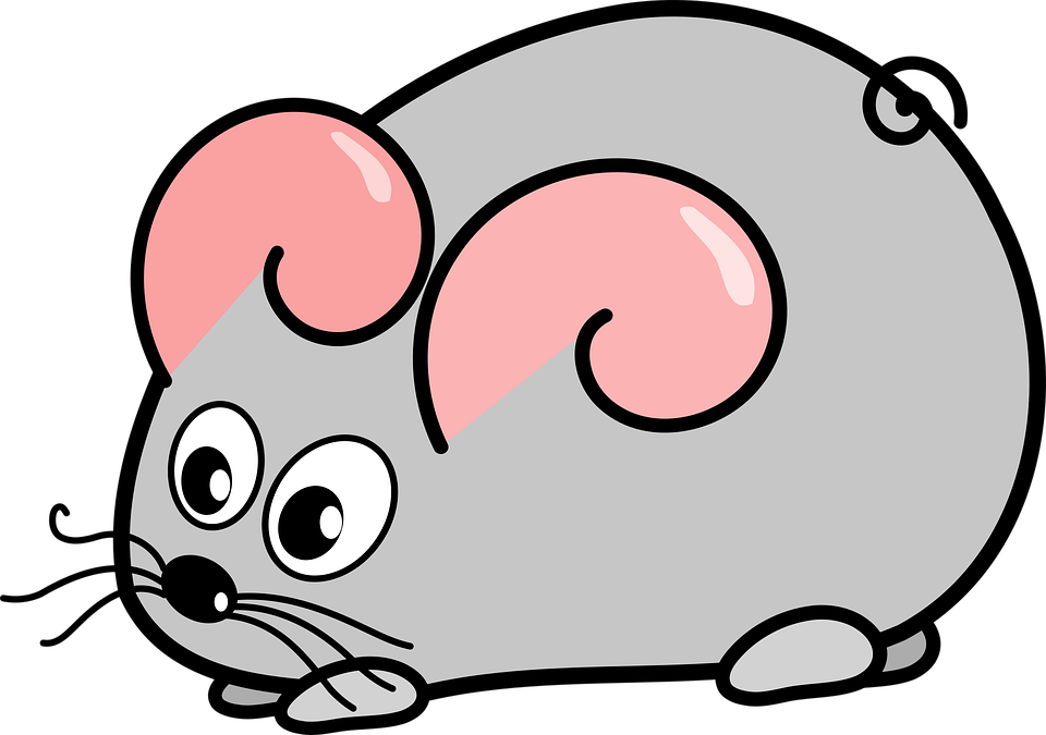 nakreslená myš