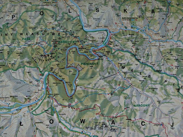 turistická mapa